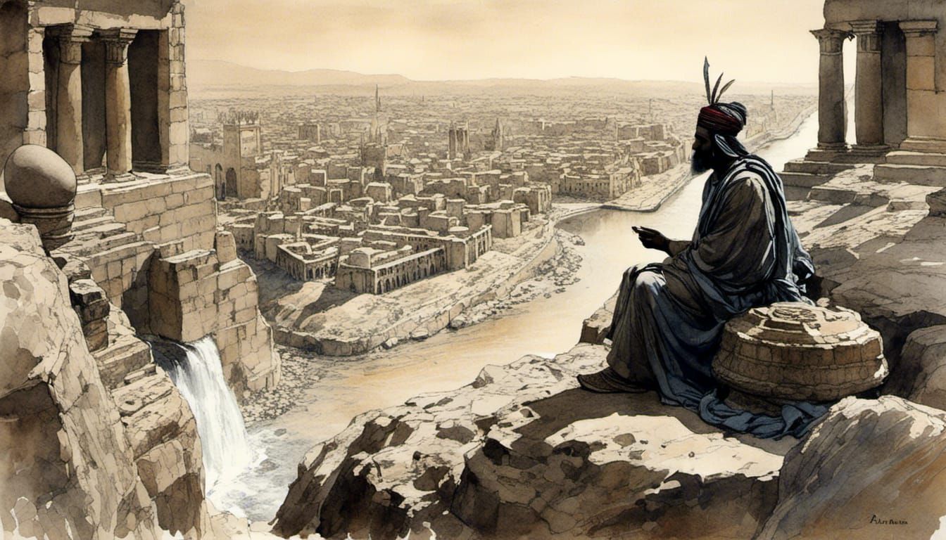 Rivers of Babylon: Watercolor Masterpiece