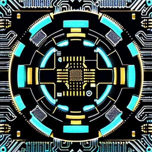 Close-Up of a Futuristic Universal Subscriber Identity Modul...