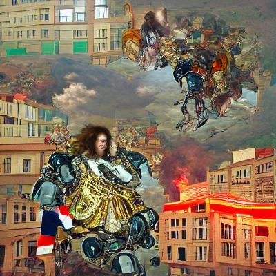 Cyborg Louis XIV's City Conquest: Renaissance Style