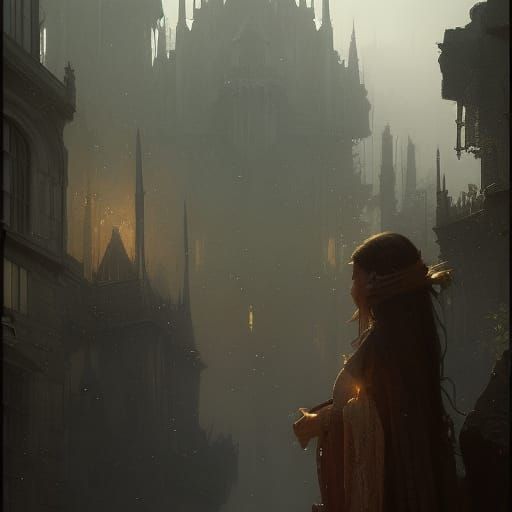 Dark Fantasy Art: The Day Before Exam