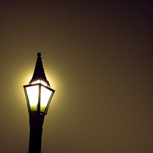 Street Lamp's Halo: A Study in Light