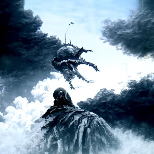 Sky Cracks Open: An Engraved Vision of Oblivion