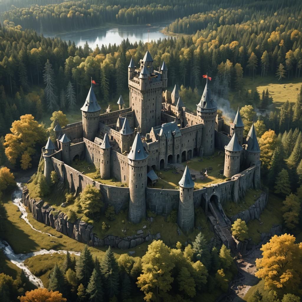 Fortress Construction in 1750s Canada: Digital Matte Paintin...