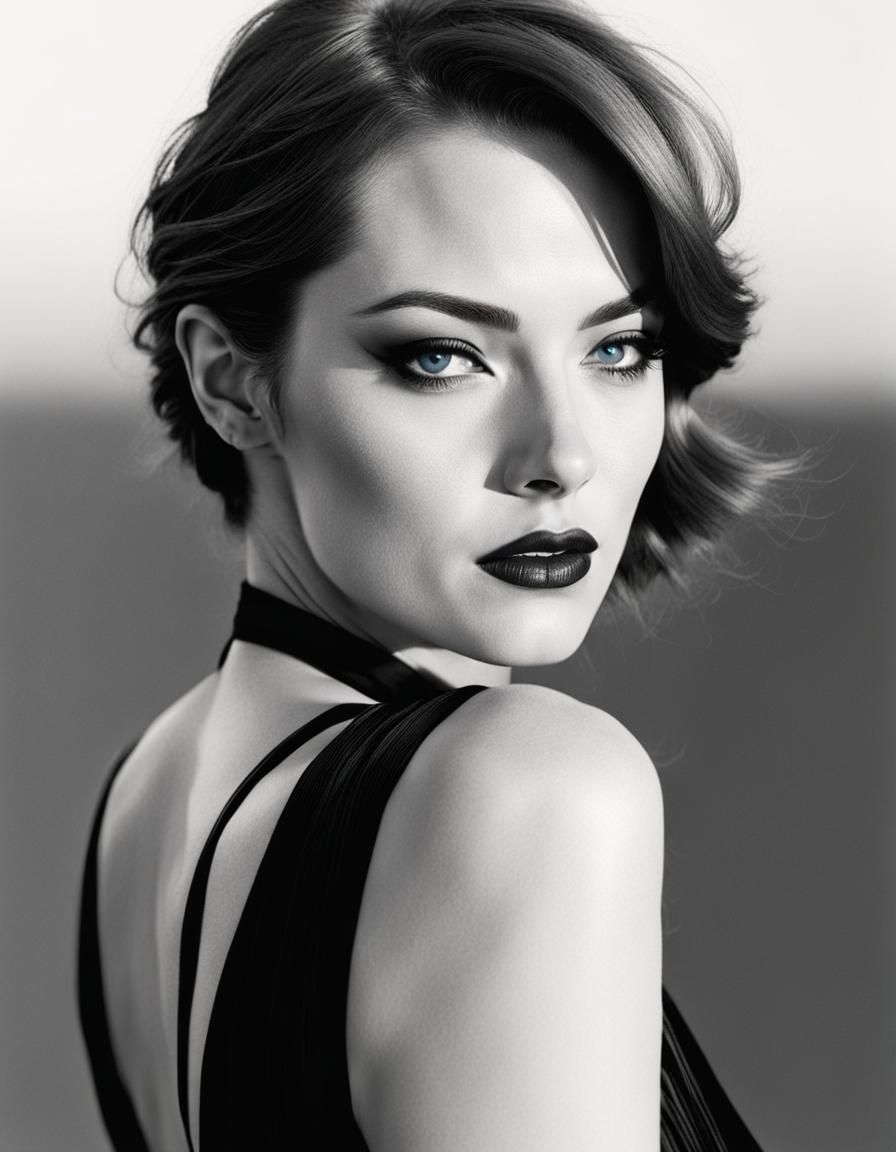 Emma Stone: Classic Hollywood Portrait