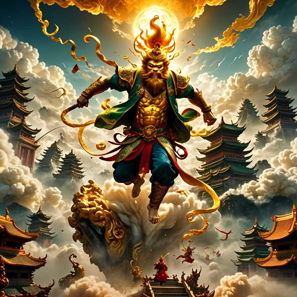 Sun Wukong Training Session