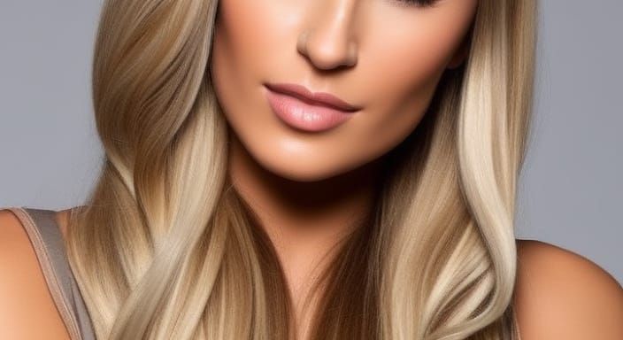 Beautiful Swedish Girl with Blonde Braids