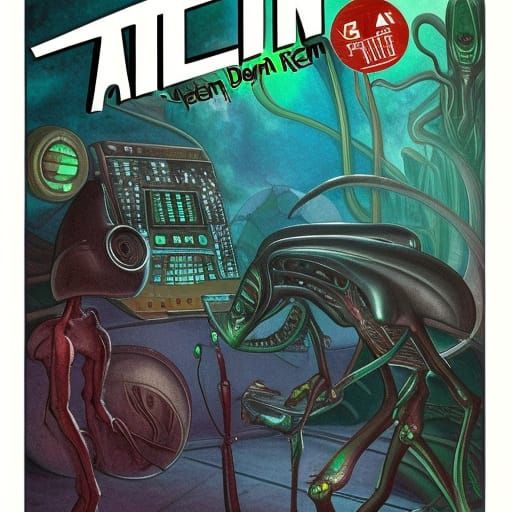 Alien Opium Den sci-fi