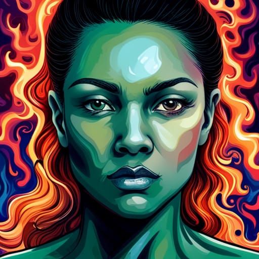 Conceptual Wildfire Art: Toxicity and Healing