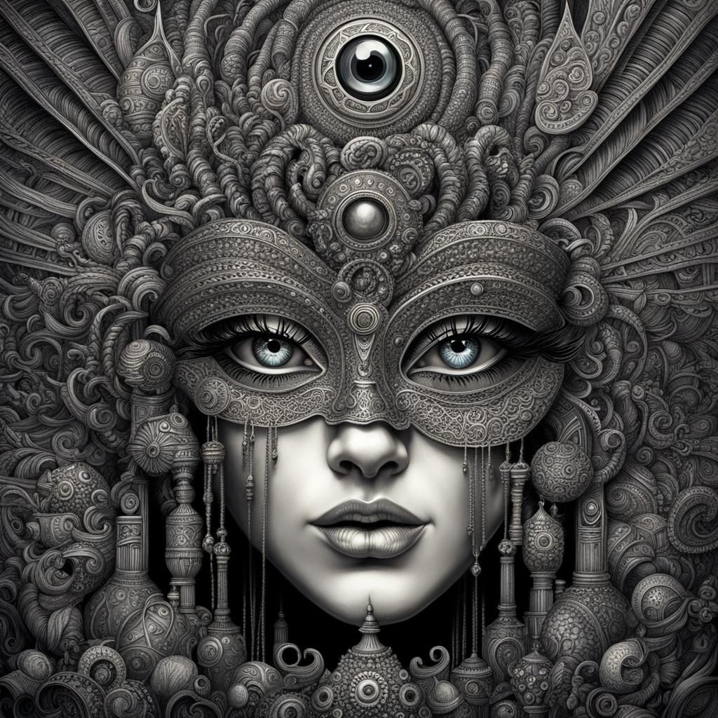 Surreal Fantasy: Figures Looking Back