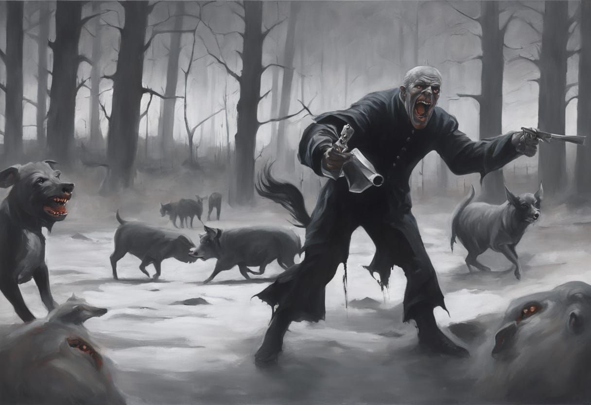 President Offers Money to Satan in Folk Art Masterpiece