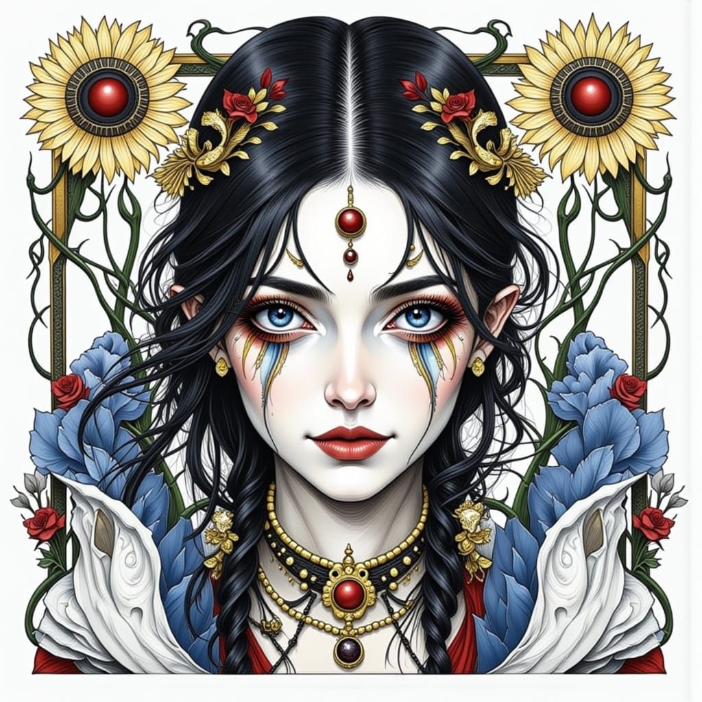 Colorful Abstract Gradient Design with Flowing Colors