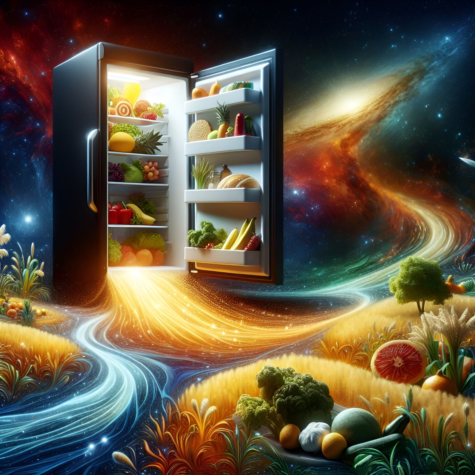 Cosmic Refrigerator Overflowing with Exotic Foods