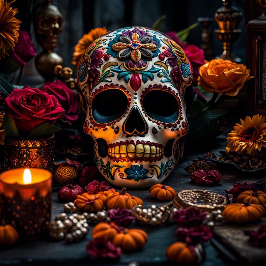 Day of the Dead: Hyperrealistic Día de los Muertos