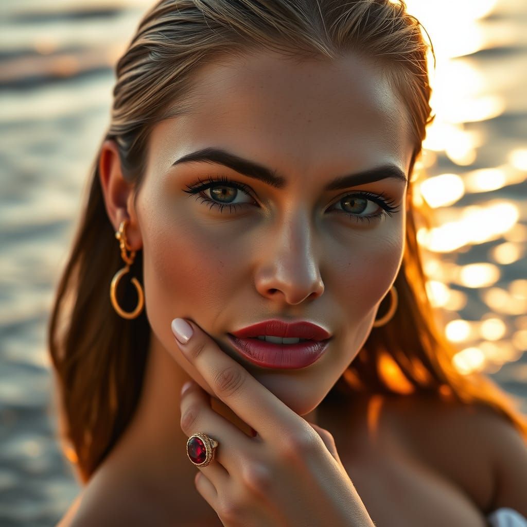 A close-up portrait