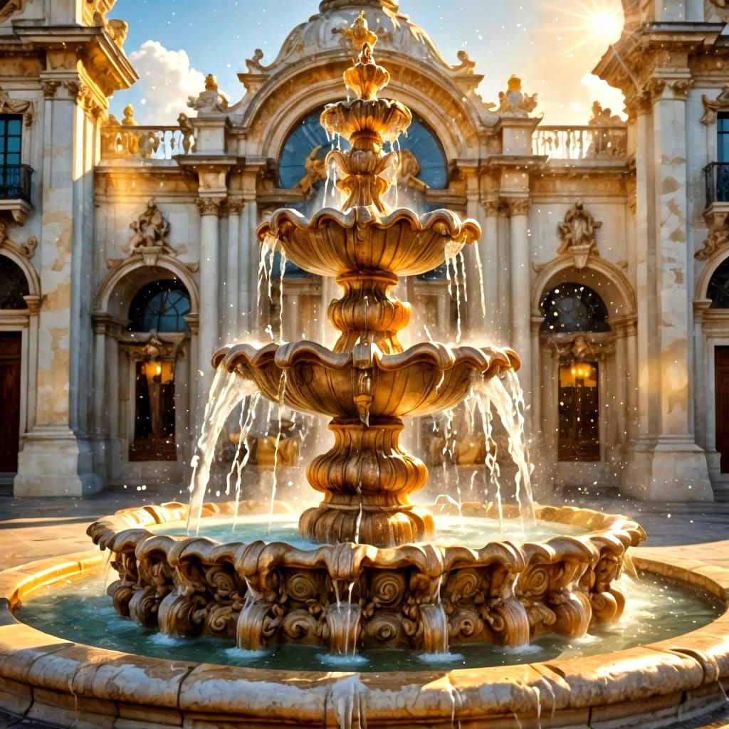 Simple Fountain: An AI Interpretation