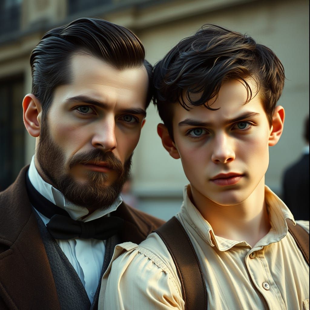 Verlaine and Rimbaud in Paris, Cinematic Film Still