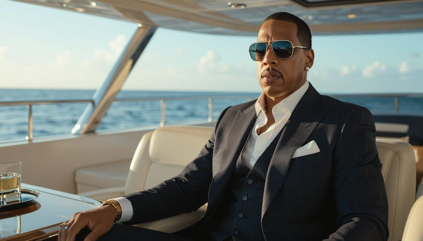 Jay-Z Embodies Opulence on a Luxury Yacht