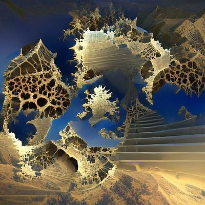 Fractured Earth: A Complex Fractal Pattern