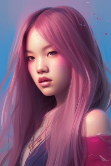 Rosè of Blackpink: Hyperdetailed Portrait