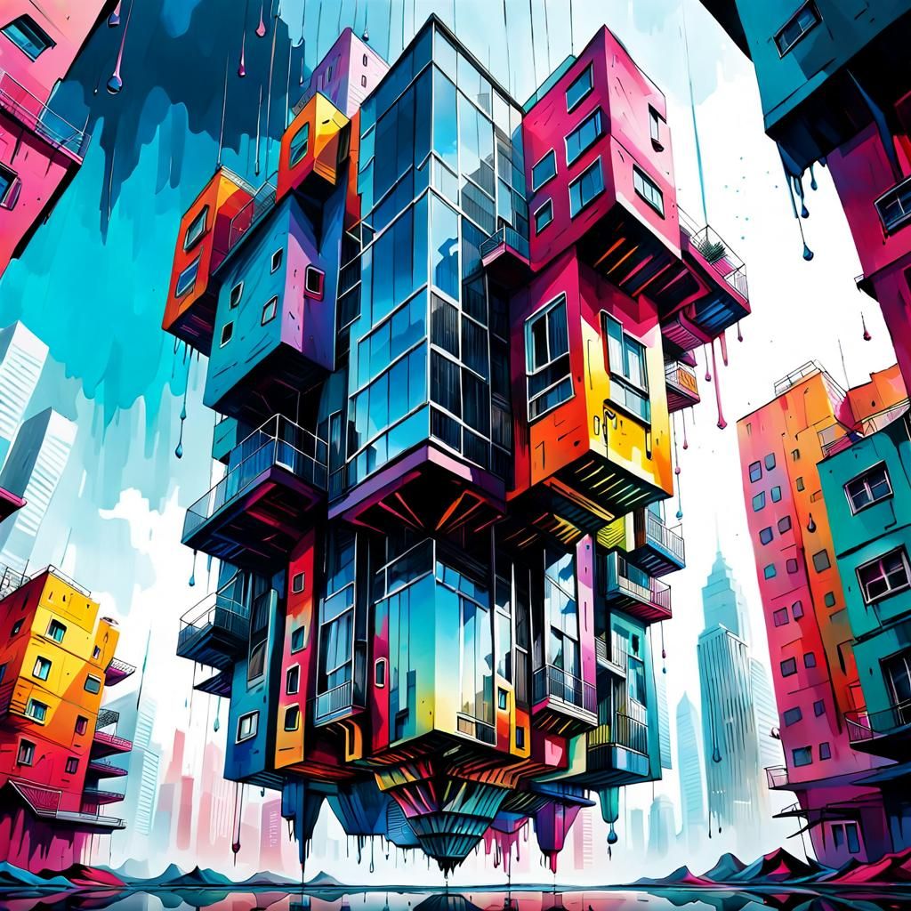 Upside down Building