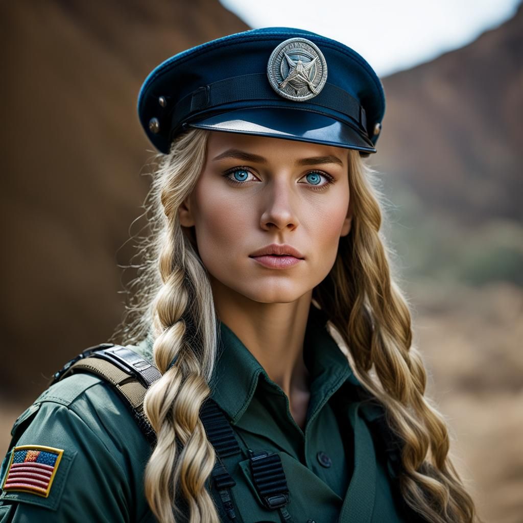 Alpha Super Soldier Portrait in Professional Photography Sty...