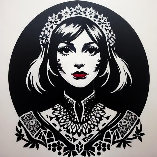 Bold Stencil Art Design