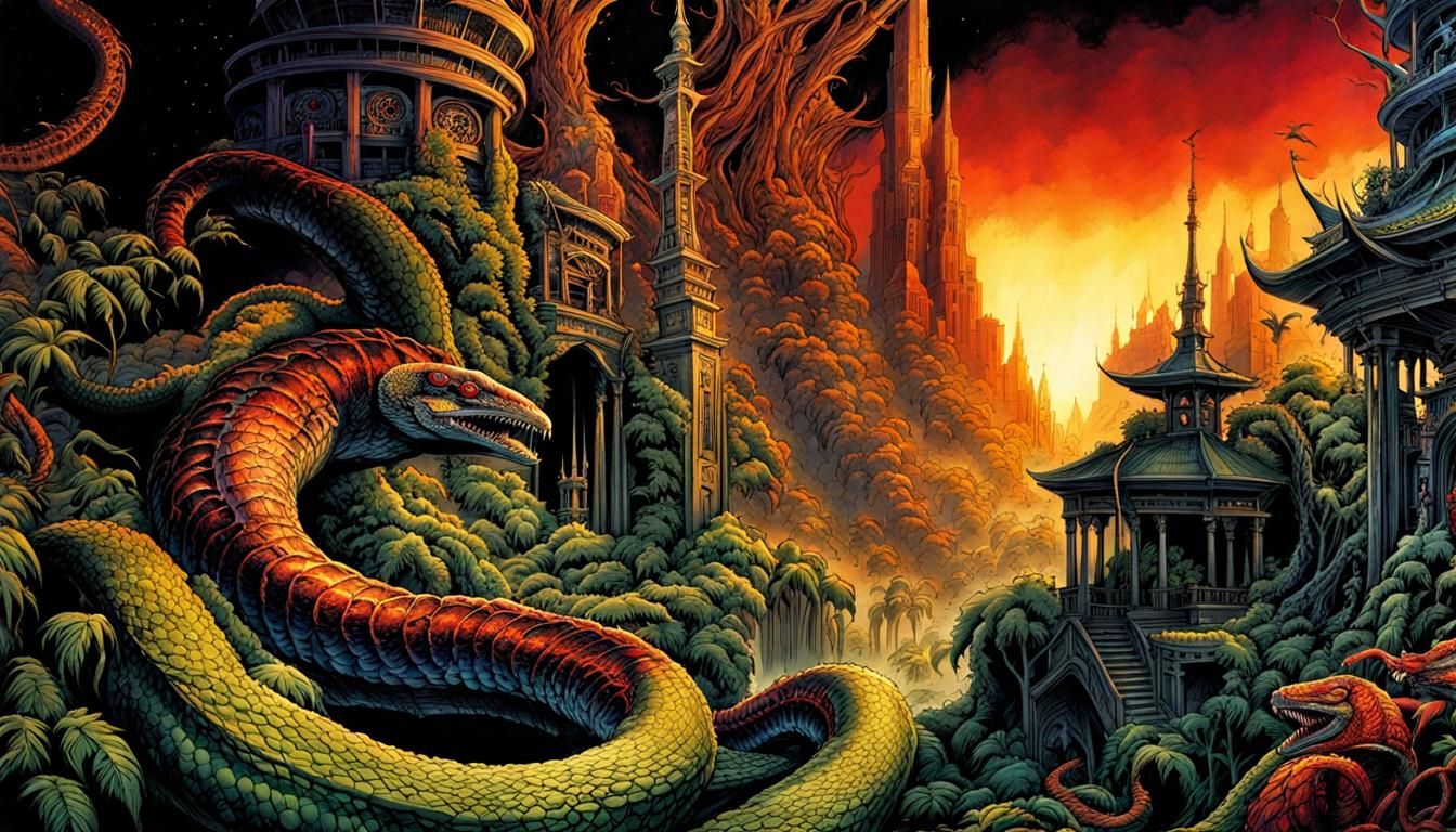 Serpent Infestation of Eden: Dark Fantasy Horror