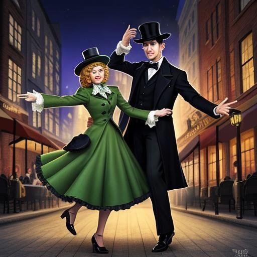 Pickle Gentleman Dancing the Charleston