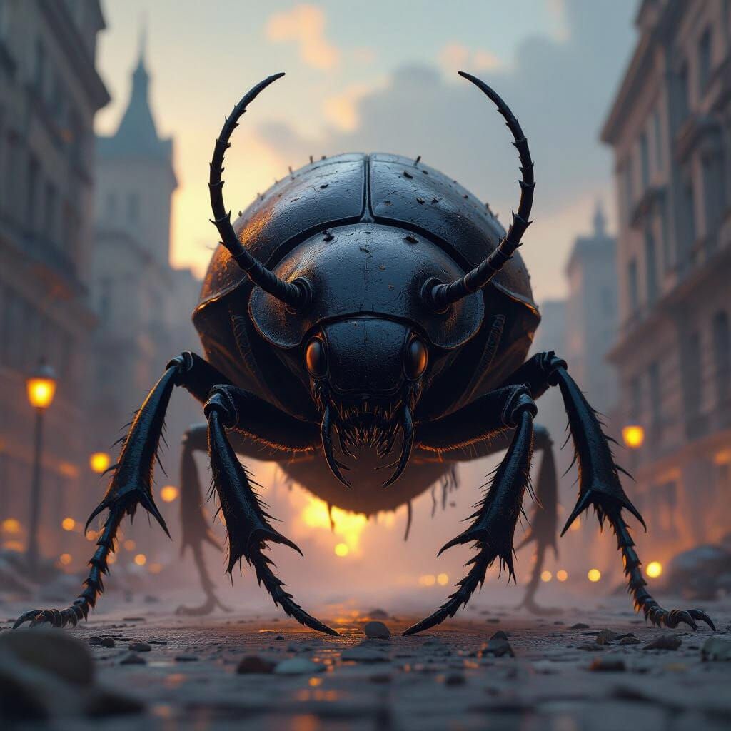 Colossal Evil Beetle with Supersonic Speed and Immense Stren...