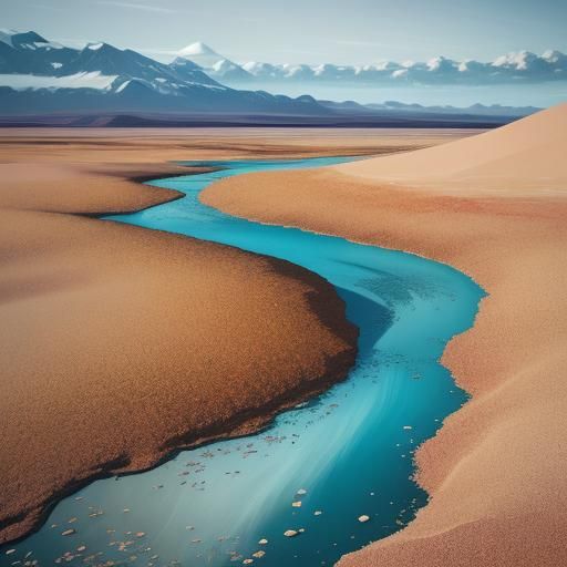 Surreal Atacama Desert Flood in Soft Light