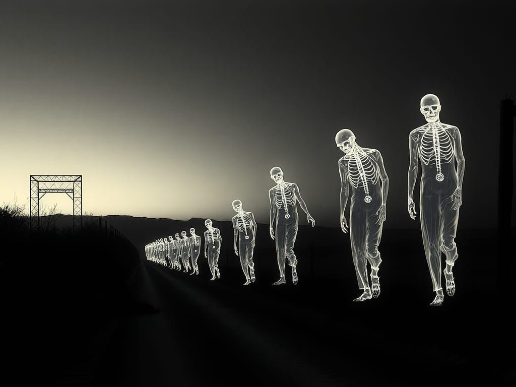 Ghosts on the Border: Surreal Silver Nitrate Photo