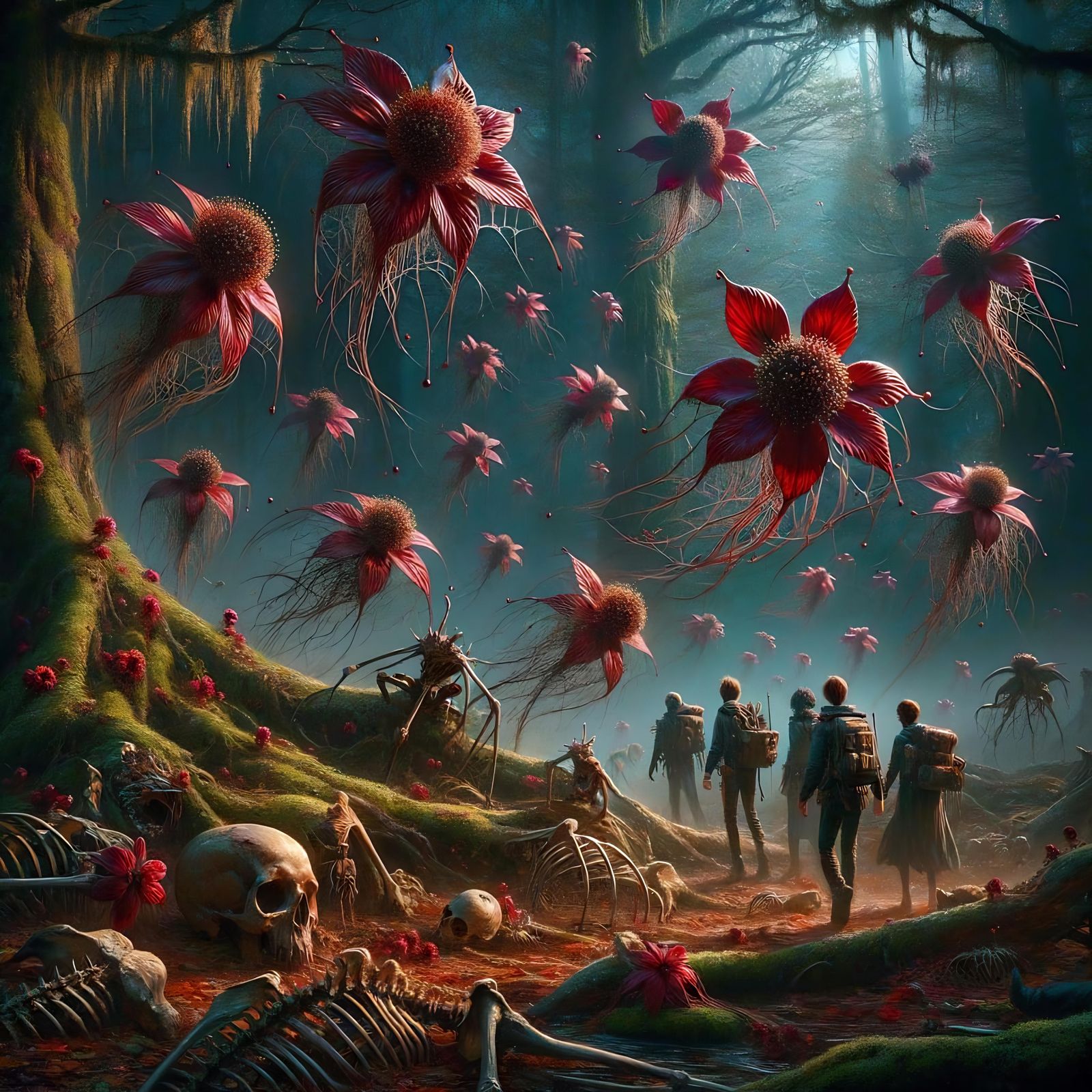 Dread Blossom Swarm in Ancient Forest