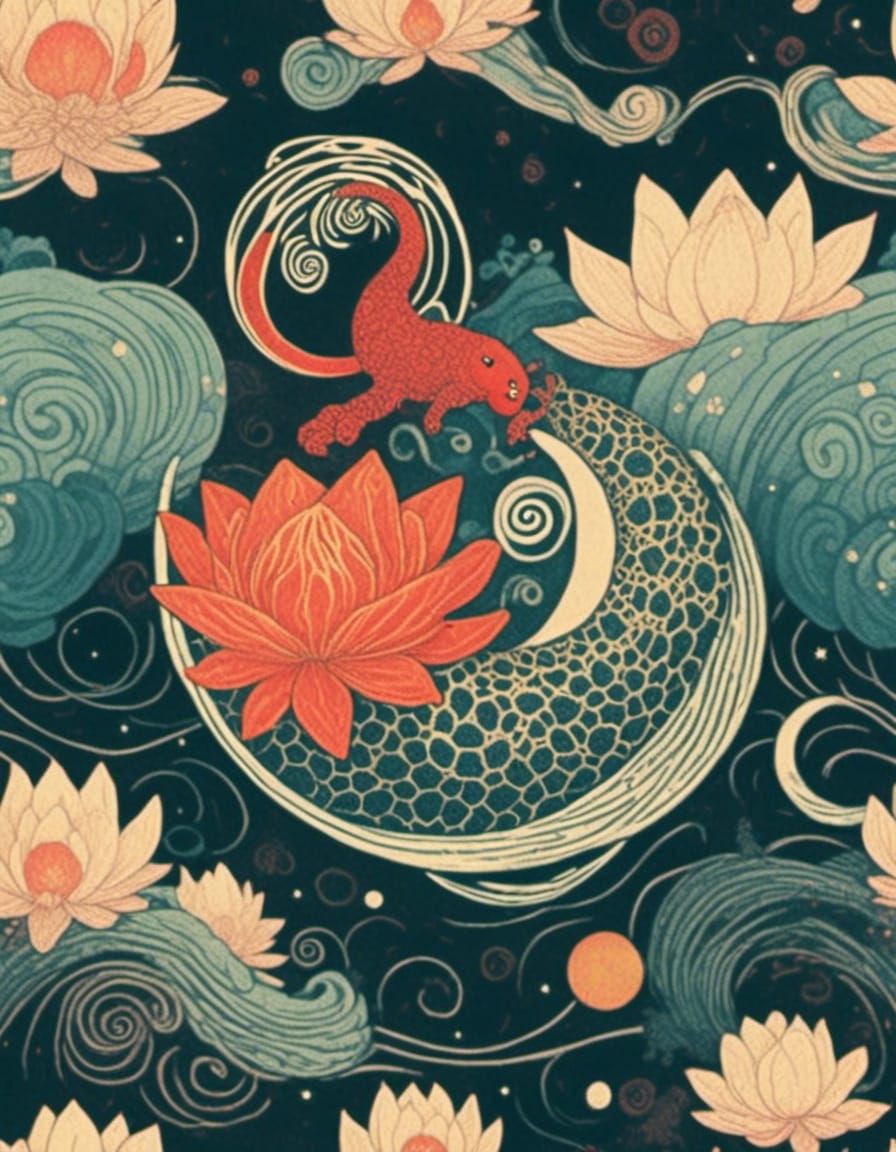 Under the lotus moon