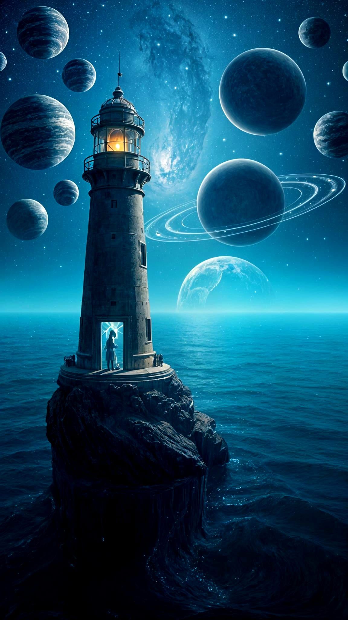 Cosmic Lighthouse Unveils Hidden Realms