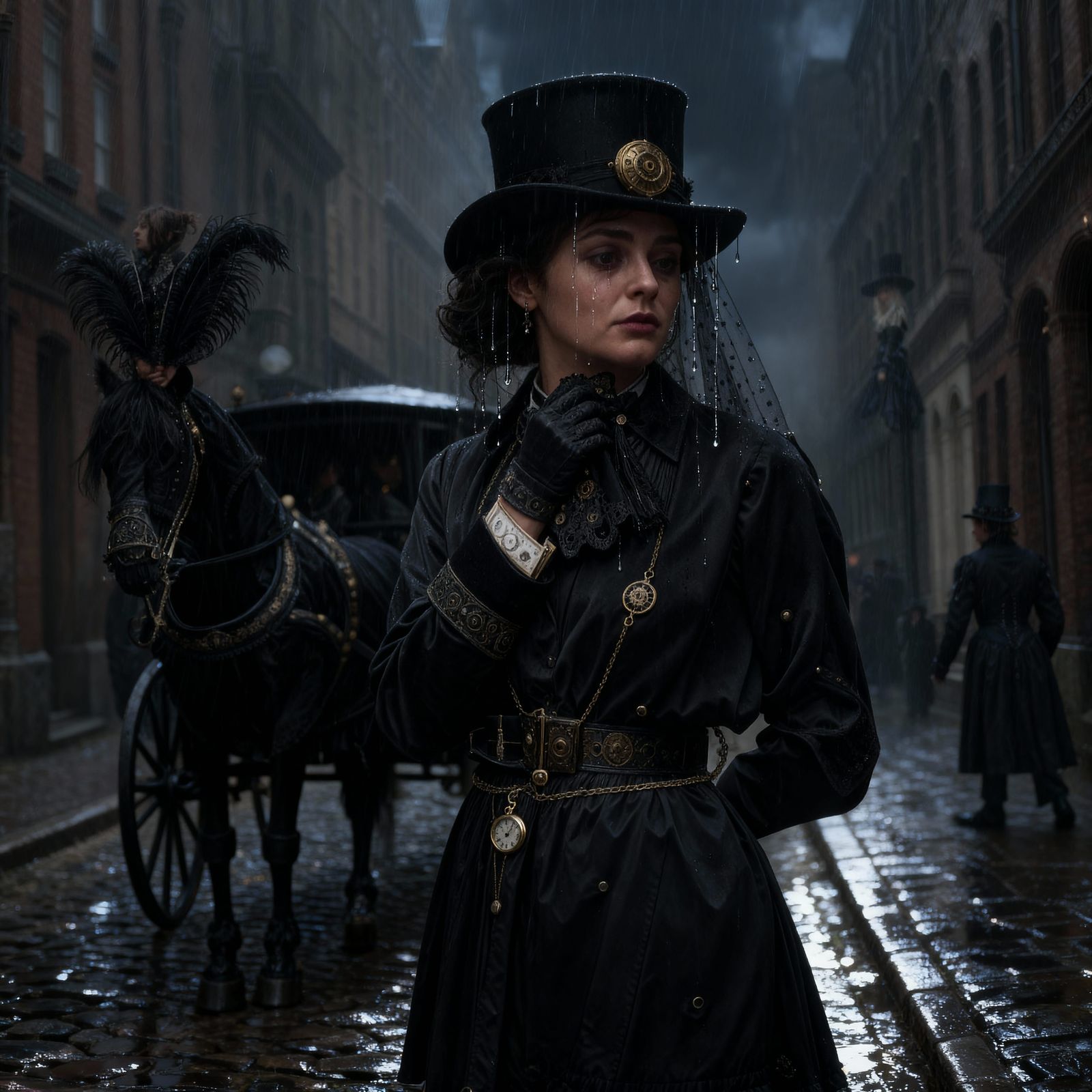 Victorian Timelord in Foggy Street