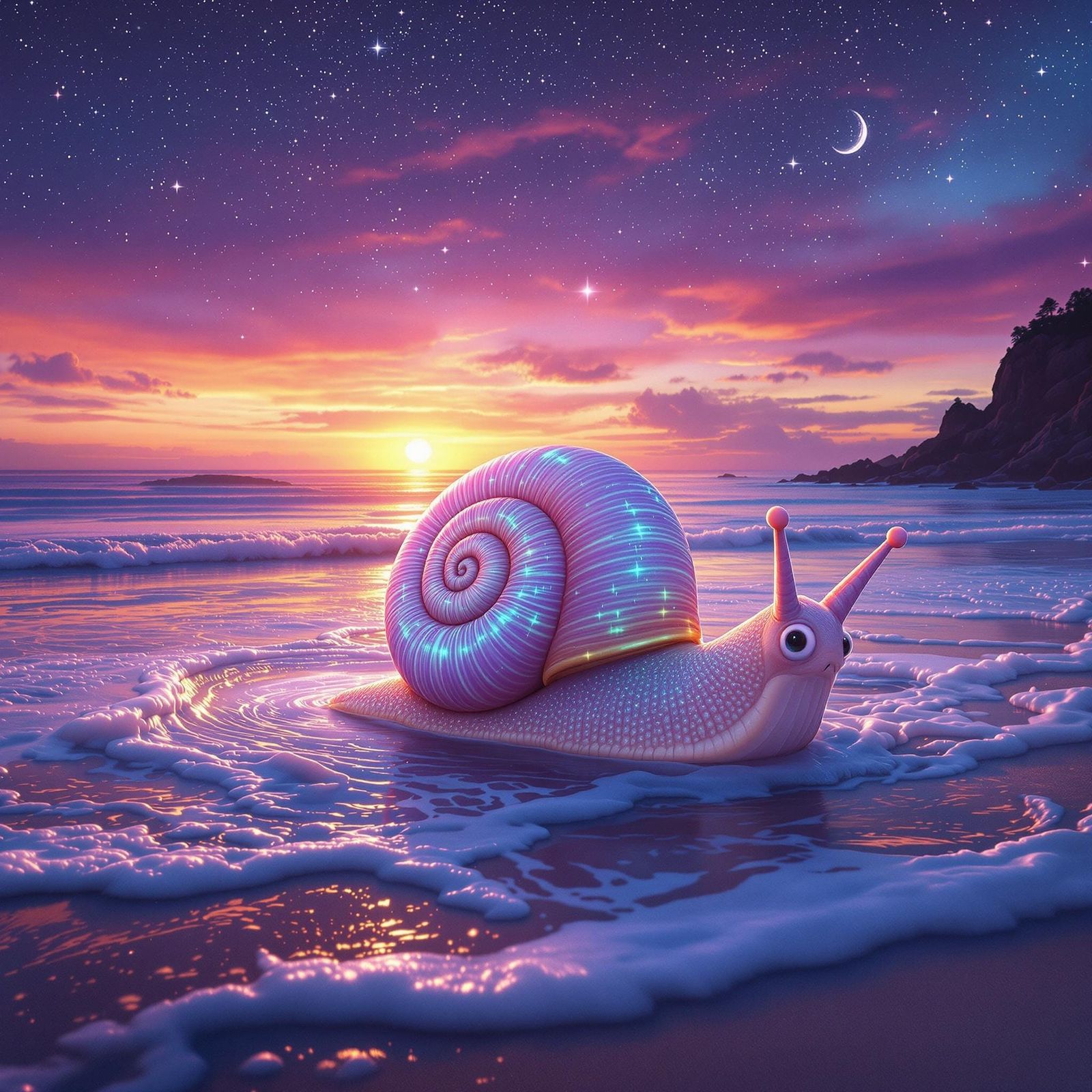 Startled Snail