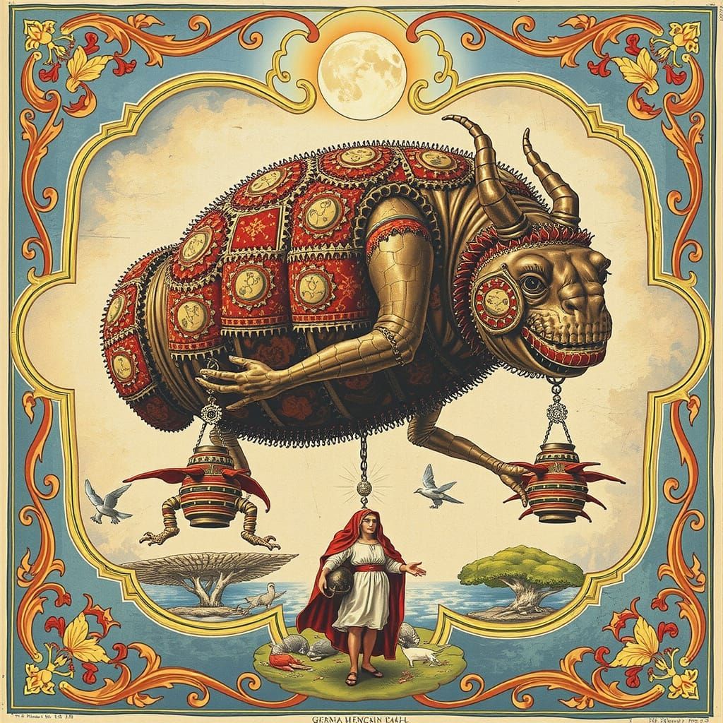 Surreal Worlds Inspired by Seraphinianus