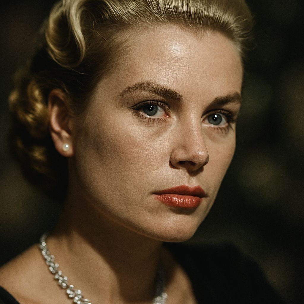 Glamorous Portrait of a Young Woman in Hyperrealism