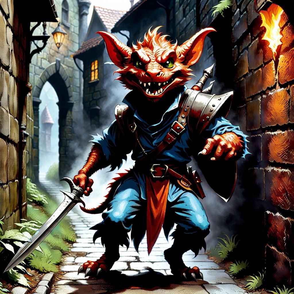 Kobold Rogue, AD&D version (NC)