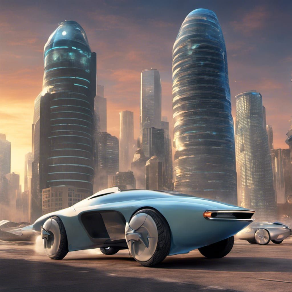 Futuristic 2032 Chevy Ultralite Concept Car