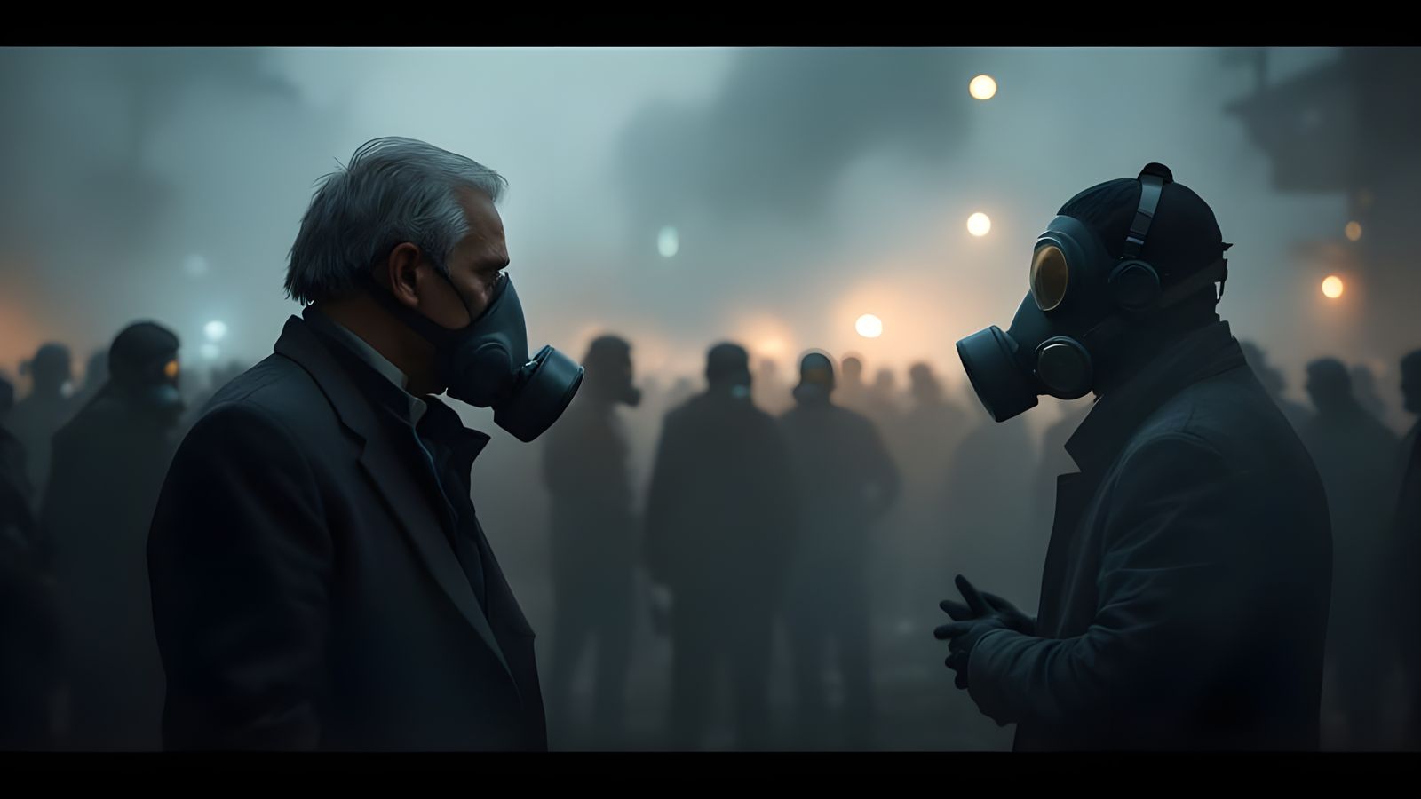 Gloomy Delhi 2050 in Toxic Decay