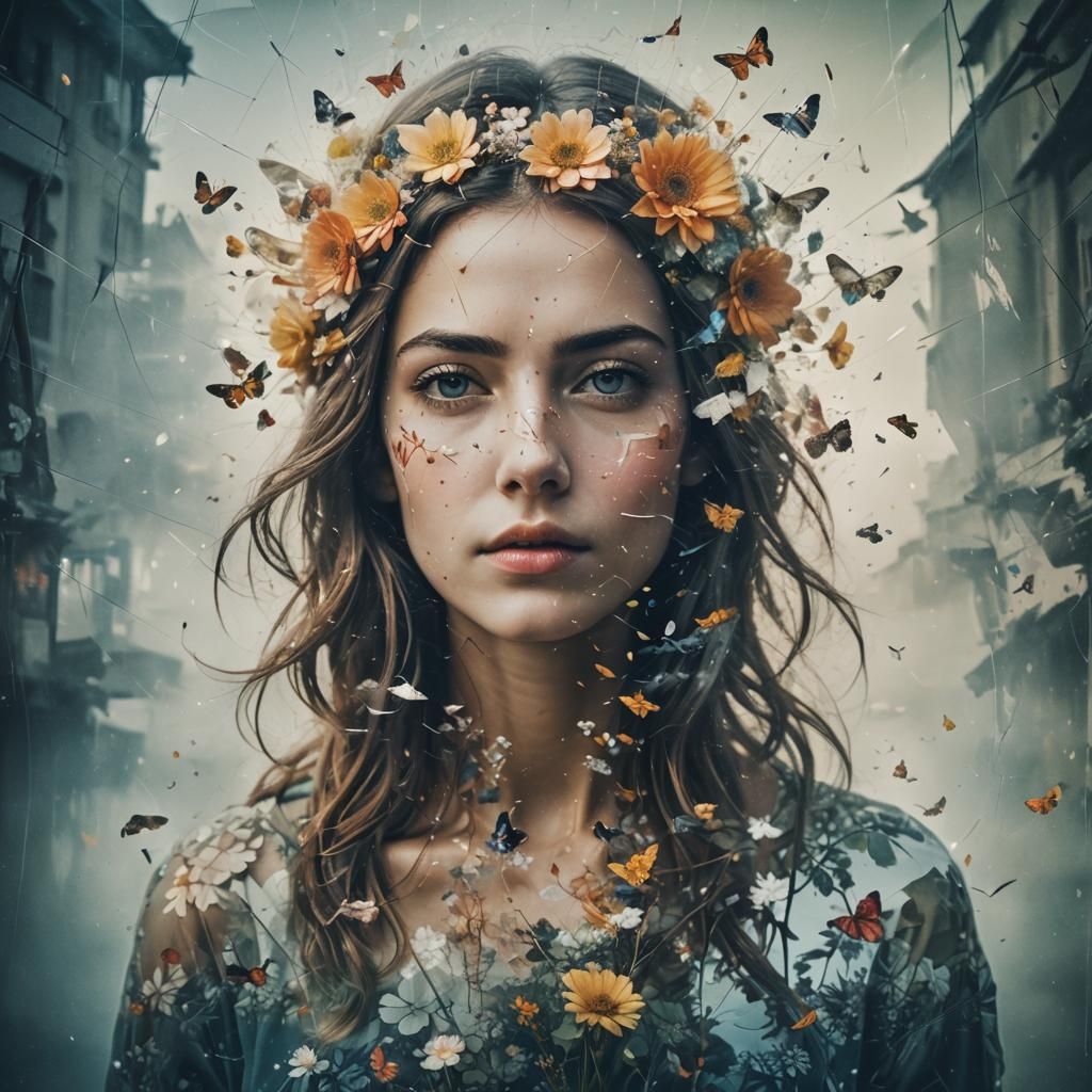 Stunning Masterpiece of Triple Exposure