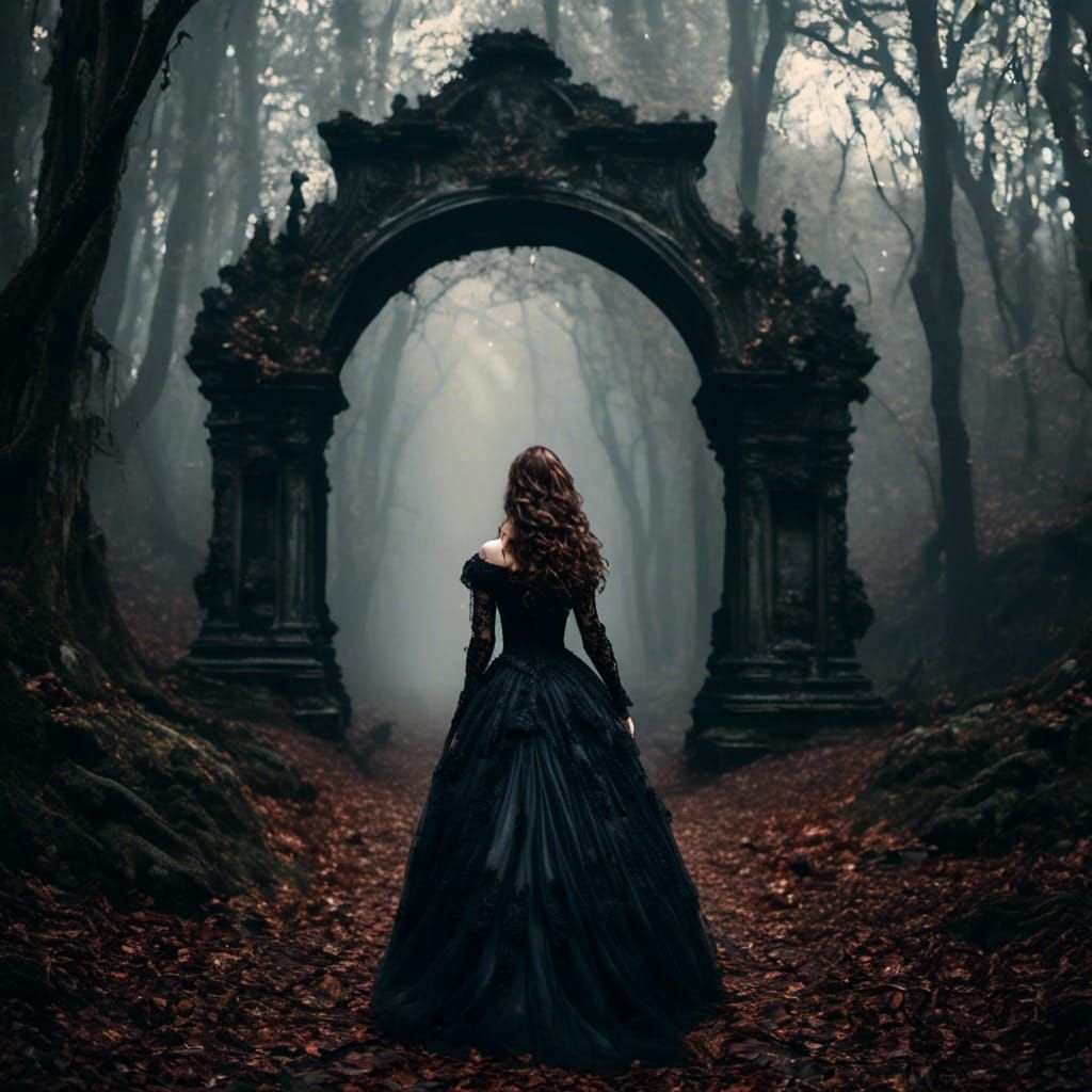 Gothic Beauty on a Symbolic Journey