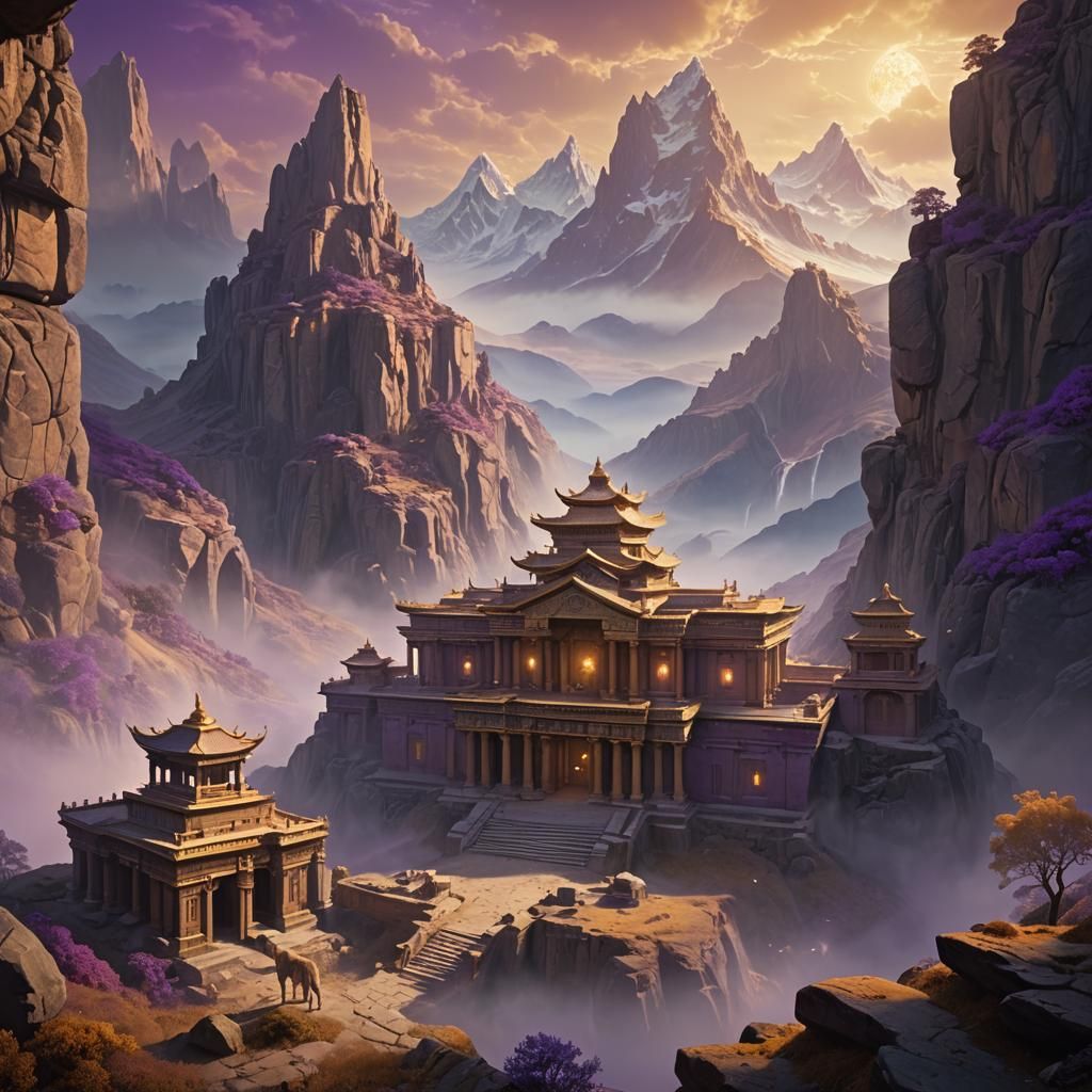 Wolves Reveal Ancient Temple in Mountains