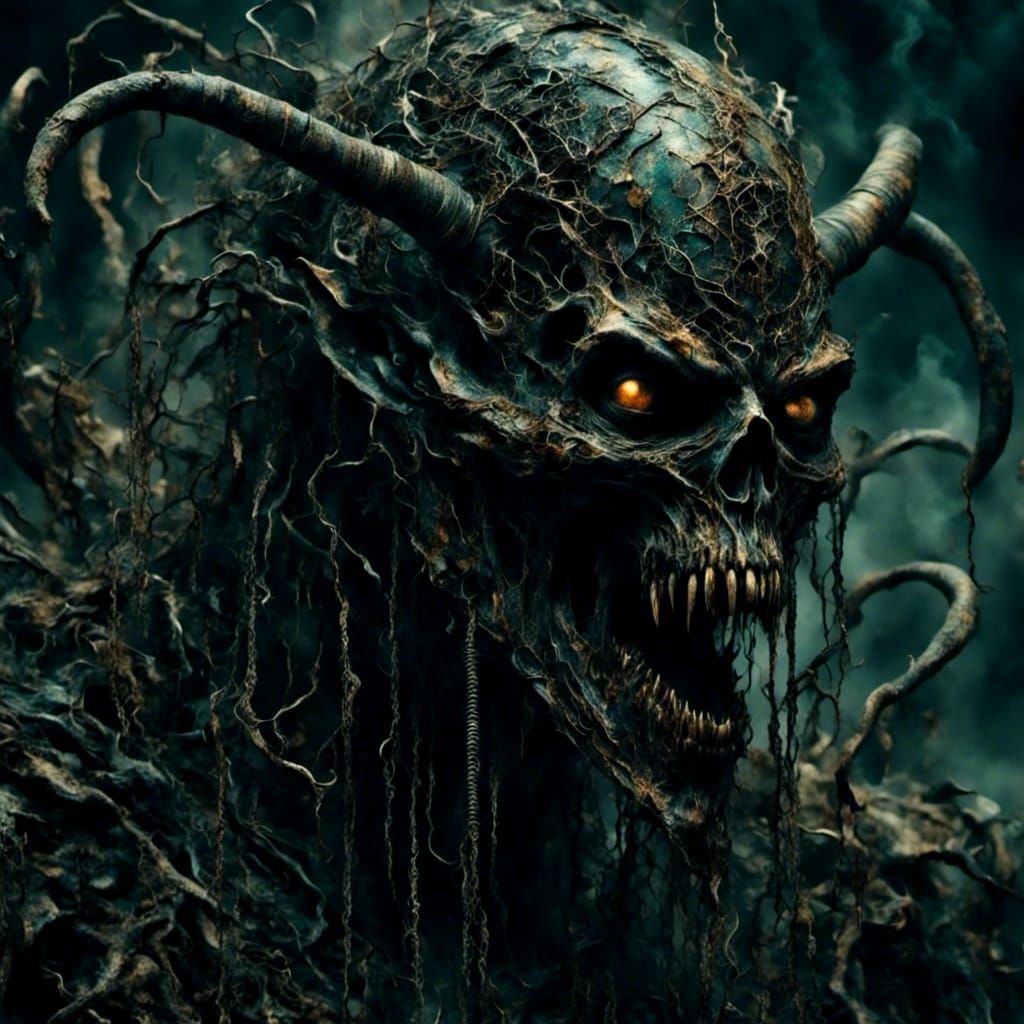 Evil Factory Monster in Macabre Style