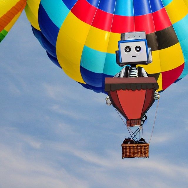 Robot Boy's Hot Air Balloon Adventure
