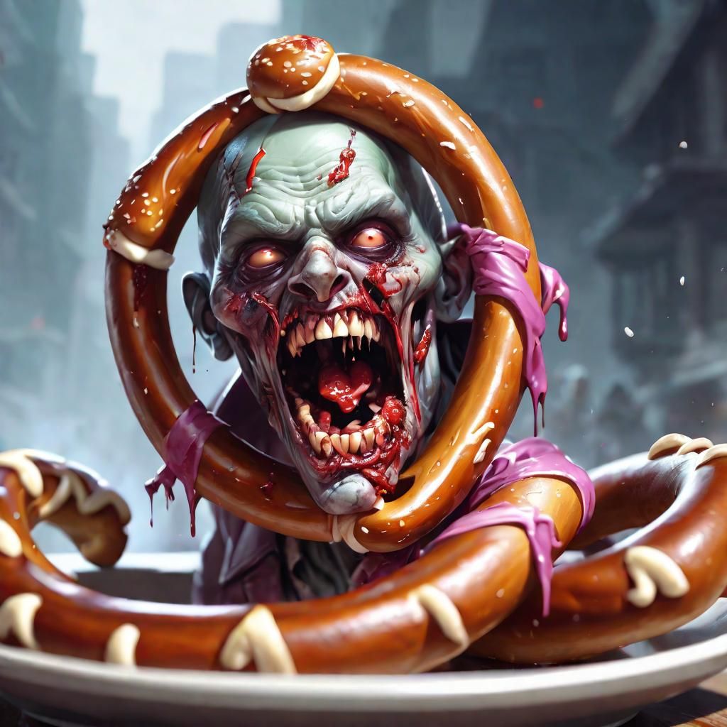 Mr Zed's Pretzel Halloween Costume