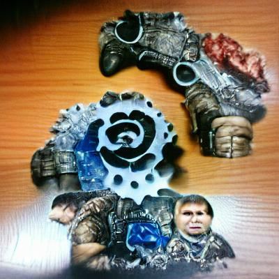 AI Generated Image: Gears of War Concept