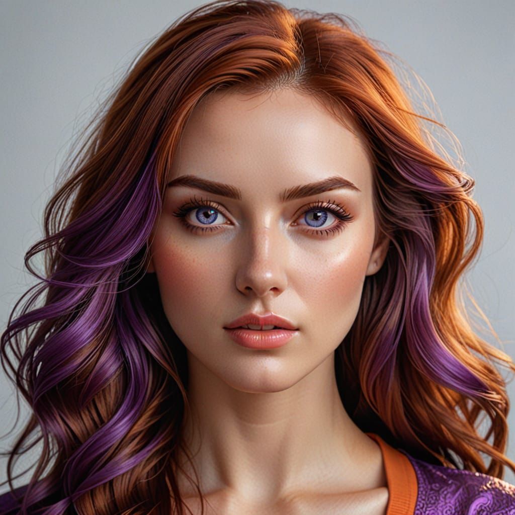 Ethereal Beauty in Shimmering Hues