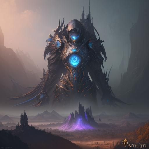 Fantastical AI Concept Art in Deep Color